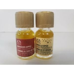 The body shop fragrance oil discontinued brandied apple & vanilla spice lot 😋
